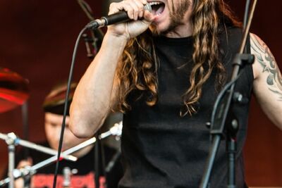Iese Daase @ OlensFest 2014, picture 4, photographed by Edwin Houdevelt - FrontView Magazine