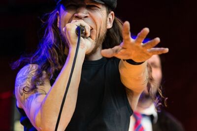 Iese Daase @ OlensFest 2014, picture 20, photographed by Edwin Houdevelt - FrontView Magazine