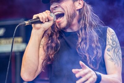 Iese Daase @ OlensFest 2014, picture 24, photographed by Edwin Houdevelt - FrontView Magazine