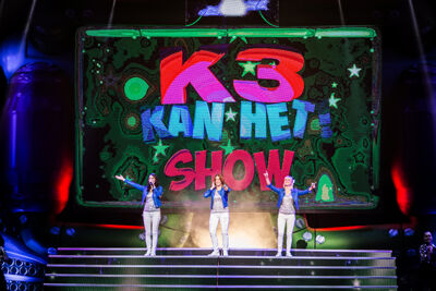 K3 Kan Het Show @ Lotto Arena, picture 1, photographed by Elke Briers - FrontView Magazine