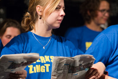 Vlaanderen Zingt 2014 - Sfeerbeelden @ Merksem, picture 45, photographed by Guy Danneels - FrontView Magazine