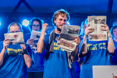 Vlaanderen Zingt 2014 - Sfeerbeelden @ Merksem, picture 52, photographed by Guy Danneels - FrontView Magazine