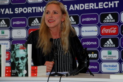 Boekvoorstelling Jan Mulder @ trainingscentrum Anderlecht, picture 13, photographed by Peter Minnebo - FrontView Magazine