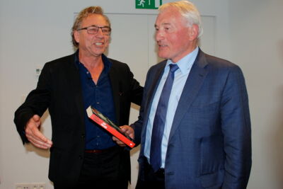 Boekvoorstelling Jan Mulder @ trainingscentrum Anderlecht, picture 16, photographed by Peter Minnebo - FrontView Magazine