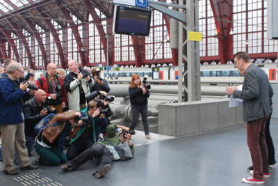 Persvoorstelling Clouseau Centraal @ Antwerpen Centraal, foto 2, foto's door Peter Minnebo - FrontView Magazine