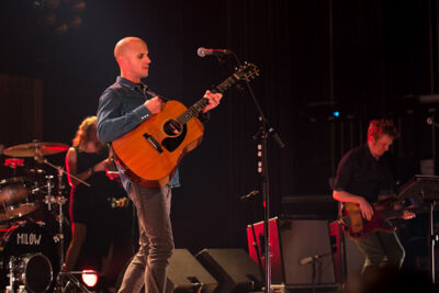 Milow @ AB Brussel, foto 9, foto's door Johan Van Buggenhout - FrontView Magazine