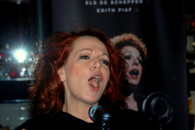 Persvoorstellng Piaf de musical @ Brasserie Den Artist, picture 10, photographed by Peter Minnebo - FrontView Magazine