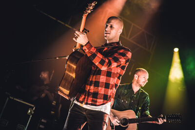 Music for Life 2014: Milow @ The Flame, foto 1, foto's door Elke Briers - FrontView Magazine