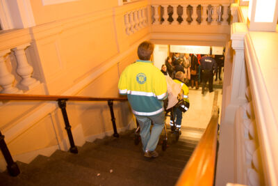 Première Aspe en de moord in het Theater Stadsschouwburg Brugge, foto 32, foto's door Goele Bormans - FrontView Magazine