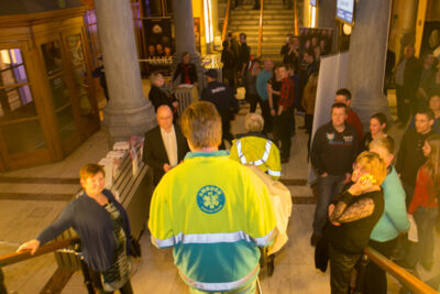 Première Aspe en de moord in het Theater Stadsschouwburg Brugge, foto 33, foto's door Goele Bormans - FrontView Magazine