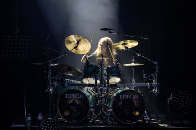 Epica @ Ancienne Belgique, foto 13, foto's door Dorien Goetschalckx - FrontView Magazine