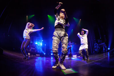 Kiesza @ Ancienne Belgique, picture 8, photographed by Dorien Goetschalckx - FrontView Magazine