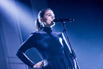 Jessie Ware @ Ancienne Belgique, foto 1, foto's door Geert Pieters - FrontView Magazine