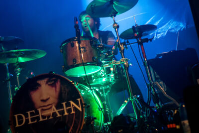 Delain @ Melkweg, foto 5, foto's door Dorien Goetschalckx - FrontView Magazine