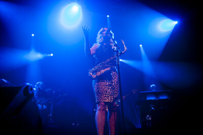 Candy Dulfer @ Het Depot, picture 2, photographed by Kristof Hayen - FrontView Magazine