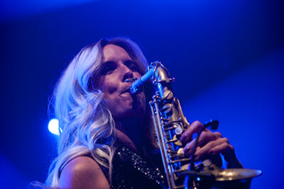 Candy Dulfer @ Het Depot, picture 6, photographed by Kristof Hayen - FrontView Magazine