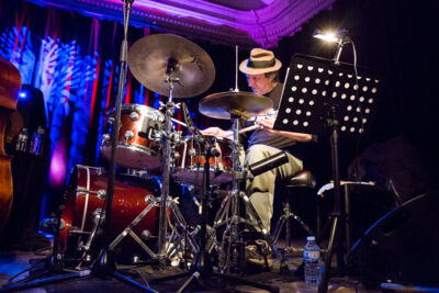 Joe Fonda Quartet @ De Casino St.-Niklaas, picture 14, photographed by Guy Danneels - FrontView Magazine