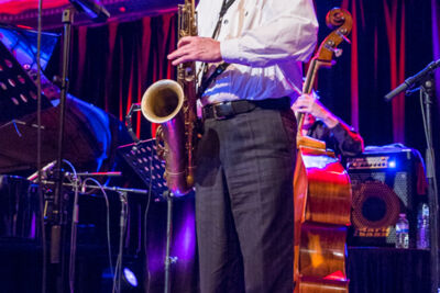 Joe Fonda Quartet @ De Casino St.-Niklaas, picture 15, photographed by Guy Danneels - FrontView Magazine