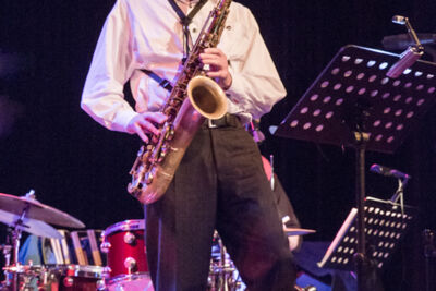 Joe Fonda Quartet @ De Casino St.-Niklaas, picture 31, photographed by Guy Danneels - FrontView Magazine