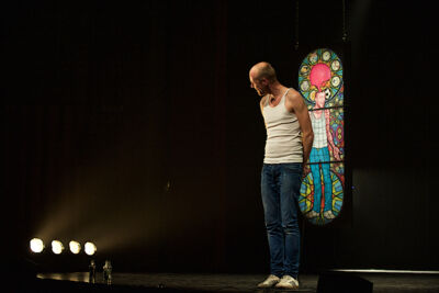 Steven Mahieu Maniak @ CC Merksem, picture 5, photographed by James Van Roosbroeck - FrontView Magazine