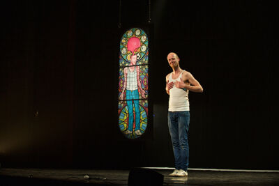 Steven Mahieu Maniak @ CC Merksem, picture 6, photographed by James Van Roosbroeck - FrontView Magazine