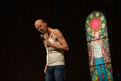 Steven Mahieu Maniak @ CC Merksem, picture 12, photographed by James Van Roosbroeck - FrontView Magazine