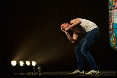 Steven Mahieu Maniak @ CC Merksem, picture 13, photographed by James Van Roosbroeck - FrontView Magazine