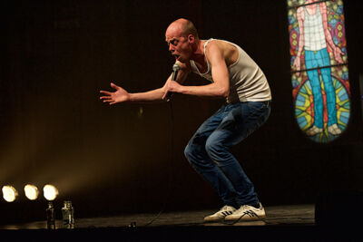 Steven Mahieu Maniak @ CC Merksem, picture 17, photographed by James Van Roosbroeck - FrontView Magazine