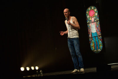 Steven Mahieu Maniak @ CC Merksem, picture 18, photographed by James Van Roosbroeck - FrontView Magazine