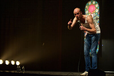Steven Mahieu Maniak @ CC Merksem, picture 23, photographed by James Van Roosbroeck - FrontView Magazine