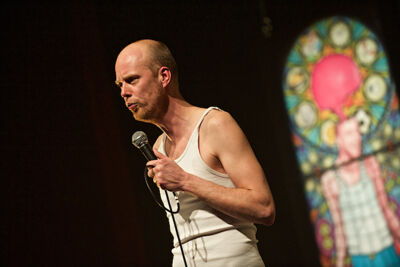 Steven Mahieu Maniak @ CC Merksem, picture 33, photographed by James Van Roosbroeck - FrontView Magazine
