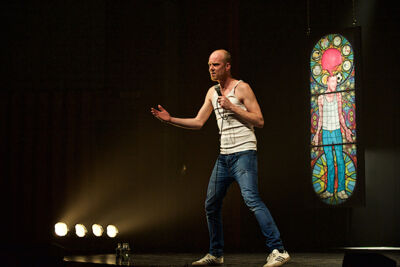 Steven Mahieu Maniak @ CC Merksem, picture 35, photographed by James Van Roosbroeck - FrontView Magazine
