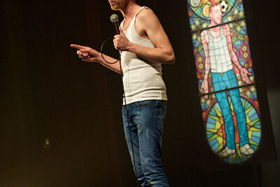 Steven Mahieu Maniak @ CC Merksem, picture 41, photographed by James Van Roosbroeck - FrontView Magazine