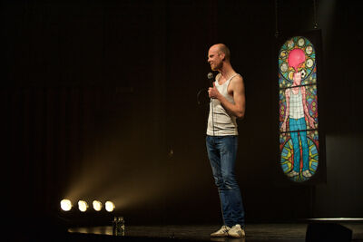 Steven Mahieu Maniak @ CC Merksem, picture 49, photographed by James Van Roosbroeck - FrontView Magazine
