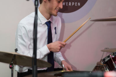 Sgt. Sally @ Benefiet Feest in Felix Pakhuis, picture 8, photographed by Guy Danneels - FrontView Magazine
