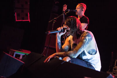 Blessthefall @ Trix, picture 5, photographed by Dorien Goetschalckx - FrontView Magazine