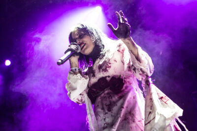 Lacuna Coil @ Paaspop 2015, picture 3, photographed by Dorien Goetschalckx - FrontView Magazine