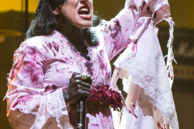 Lacuna Coil @ Paaspop 2015, picture 11, photographed by Dorien Goetschalckx - FrontView Magazine