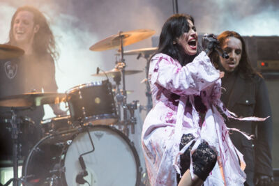 Lacuna Coil @ Paaspop 2015, picture 16, photographed by Dorien Goetschalckx - FrontView Magazine
