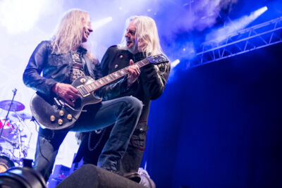 Saxon @ Paaspop 2015, foto 11, foto's door Dorien Goetschalckx - FrontView Magazine