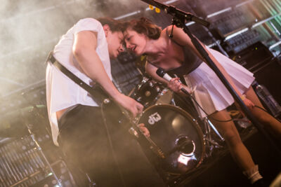 July Talk @ Paaspop 2015, picture 22, photographed by Dorien Goetschalckx - FrontView Magazine