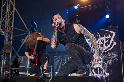 Carnifex @ GroezRock 2015, foto 10, foto's door Edwin Houdevelt - FrontView Magazine