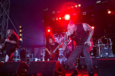 Carnifex @ GroezRock 2015, foto 15, foto's door Edwin Houdevelt - FrontView Magazine