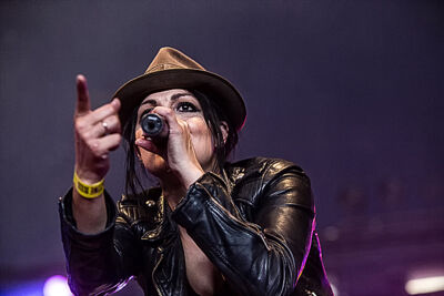 The Interrupters @ GroezRock 2015, picture 2, photographed by Edwin Houdevelt - FrontView Magazine