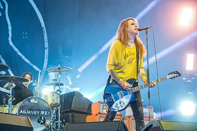 Against Me! @ GroezRock 2015, picture 1, photographed by Edwin Houdevelt - FrontView Magazine