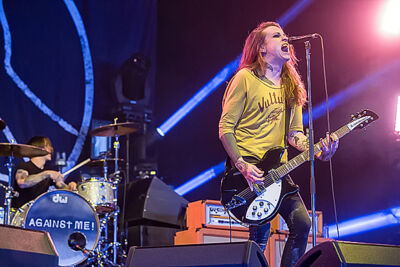 Against Me! @ GroezRock 2015, picture 5, photographed by Edwin Houdevelt - FrontView Magazine