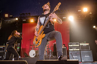 While She Sleeps @ Groezrock 2015, picture 9, photographed by Edwin Houdevelt - FrontView Magazine