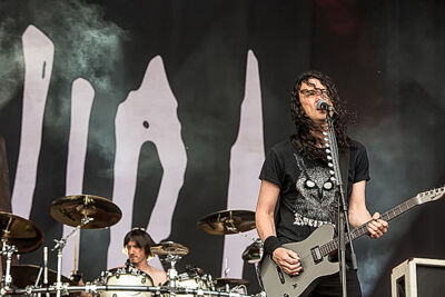Gojira @ Rock Im Revier 2015, foto 28, foto's door Edwin Houdevelt - FrontView Magazine