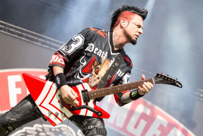 Five Finger Death Punch @ Rockavaria, picture 3, photographed by Dorien Goetschalckx - FrontView Magazine