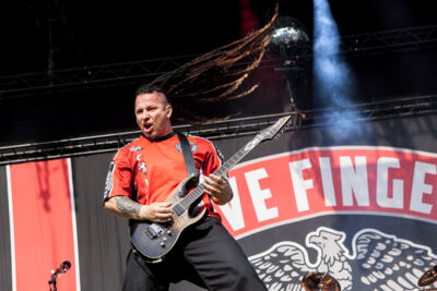 Five Finger Death Punch @ Rockavaria, picture 10, photographed by Dorien Goetschalckx - FrontView Magazine